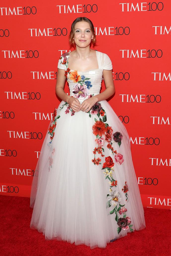 Wearing Dolce & Gabbana at the 2018 *TIME* 100 Gala in New York City on April 24, 2018. 