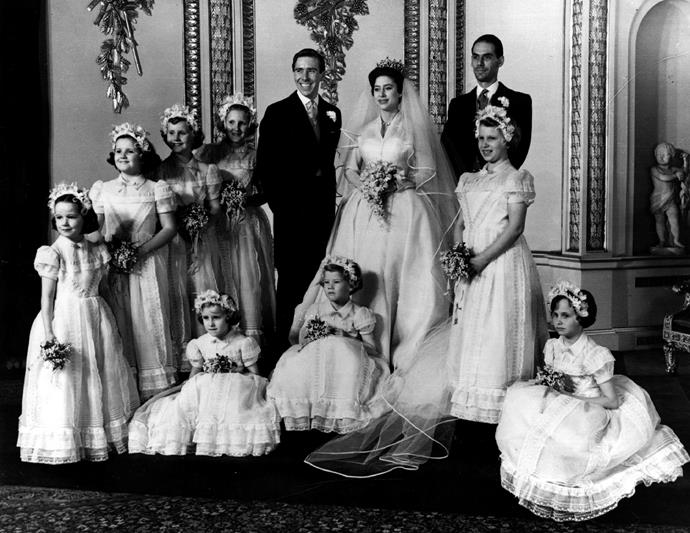Princess Margaret and Lord Snowdon's stylish royal wedding.
