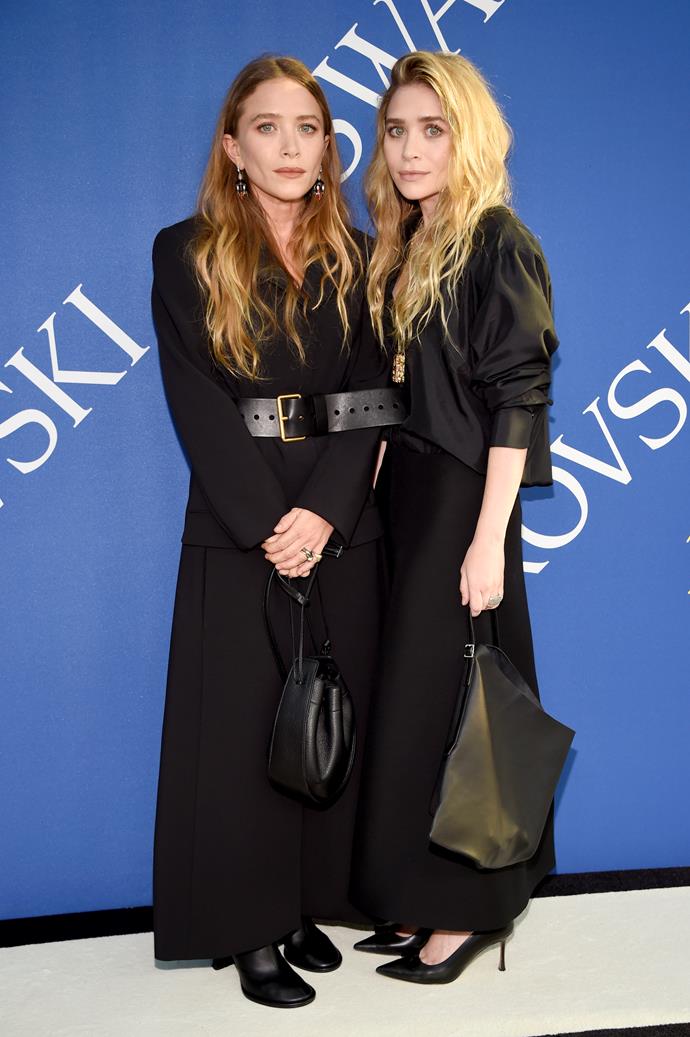 Mary-Kate and Ashley Olsen.