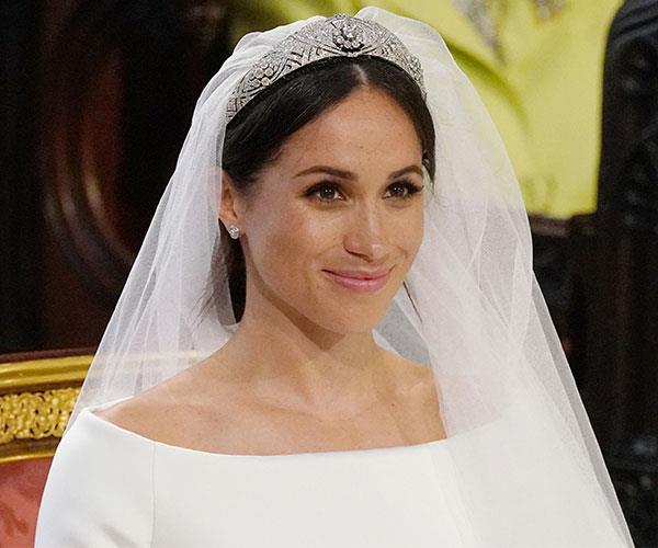 Meghan was a vision of beauty on her wedding day.