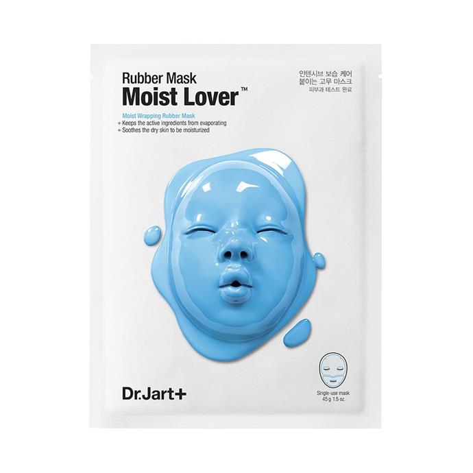 **DR.JART+ Rubber Mask Moist Lover, $18 each at [Sephora](https://www.sephora.com.au/products/dr-dot-jart-plus-rubber-mask-moist-lover/v/moist-lover|target="_blank"|rel="nofollow")** 
<br><br>
This two-step mask will leave your skin radiant and refreshed like no other. First, apply the ampoule to the skin. The lipophilic and hydrophilic actives cling to the skin the moisturised, while the included Phyto Keratin Complex—a botanical protein— aids with water retention. 
<br><br>
Then, apply your mask. The algae-derived rubber mask cools and calms the skin, while also preventing active ingredients from evaporating from the skin.