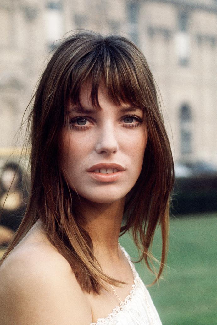 Her signature fringe, under-eye mascara and natural skin was a beauty combo that worked every time.