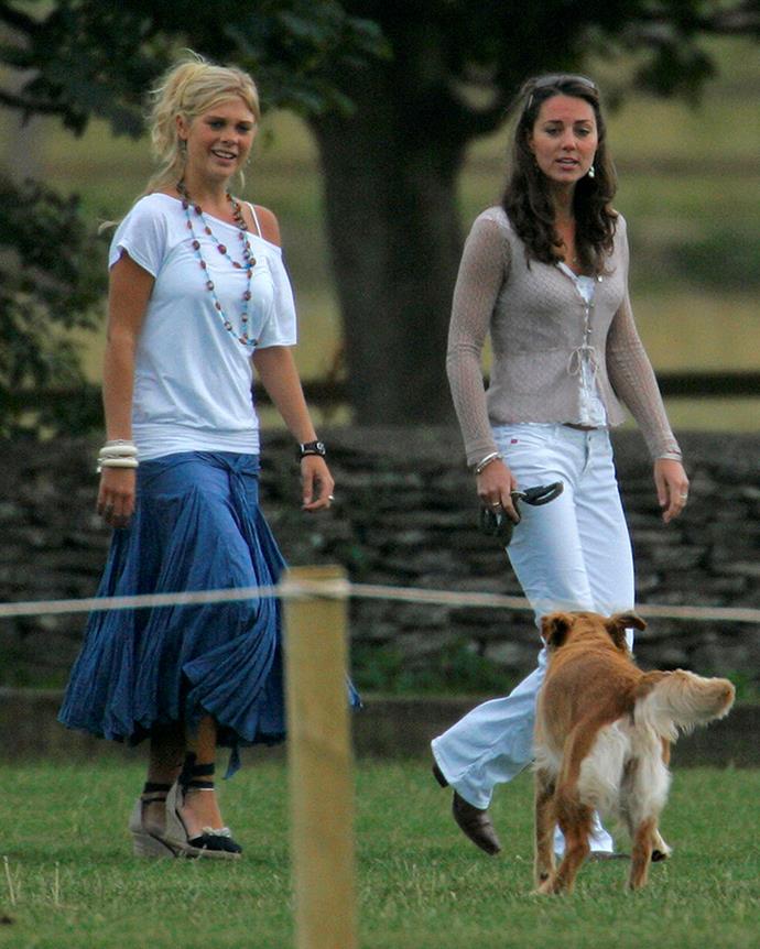 ***2006:*** Pictured with Prince Harry's then-girlfriend Chelsea Davy. 
