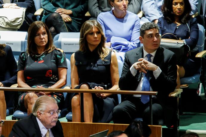 Melania Trump at the United Nations, September 24 2018.