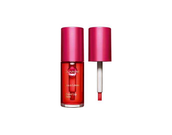 Buildable, customisable, and immovable, Clarins Water Lip Stain sits comfortably on the lips.<br><br>
Water Lip Stain by Clarins, $37 at [AdoreBeauty](https://www.adorebeauty.com.au/clarins/clarins-water-lip-stain-7ml.html|target="_blank"|rel="nofollow").