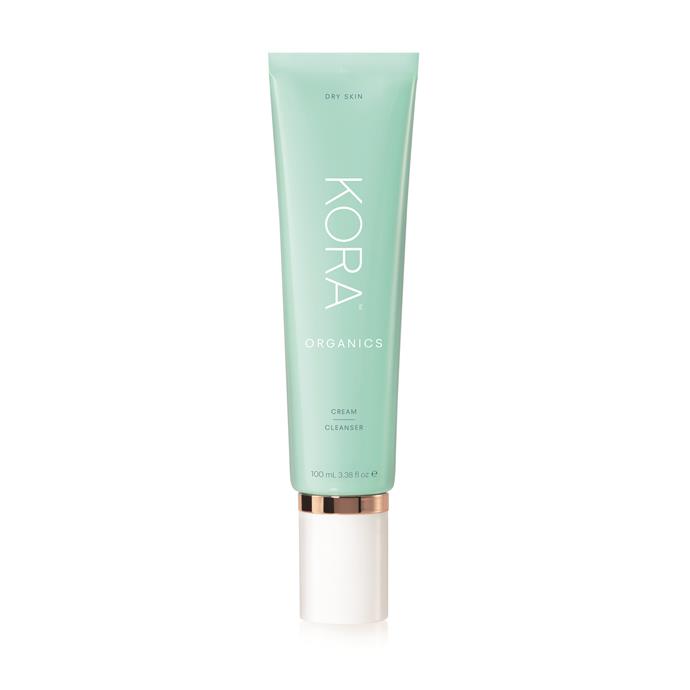 After cleansing the skin, KORA's cream cleanser then uses rosehip, avocado and macadamia nut oils to restore moisture. <bR><br>
Cream cleanser, $15.98 at [KORA Organics](https://koraorganics.com/collections/cleansers/products/cream-cleanser-2|target="_blank"|rel="nofollow").