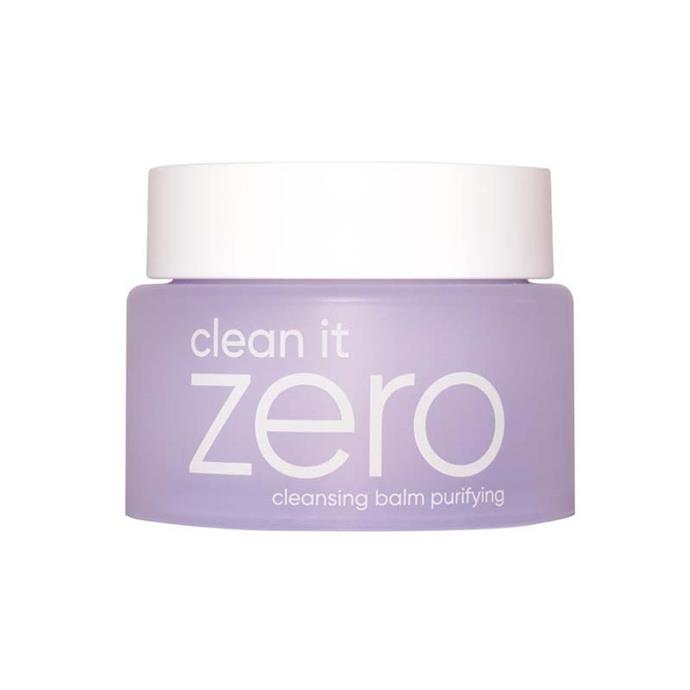 A cleansing balm that doesn't strip the skin, Clean It Zero is a cult favourite that's perfect for removing makeup and dirt without throwing anything out of balance. <br><bR>
*Clean It Zero cleansing balm by BANILA Co.*
