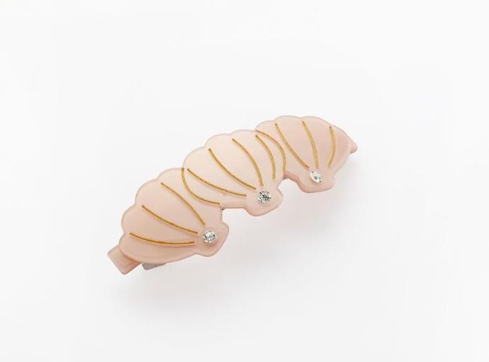 Claudia Clip in Pink, $35 at [Valet](https://valetstudio.com/collections/hair/products/claudia-clip-in-pink|target="_blank"|rel="nofollow").