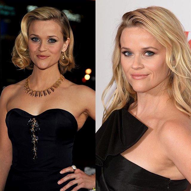 ***Reese Witherspoon*** <br><br>
"Time sure does fly when you are having fun!! #10YearChallenge" <br><br>
*Image: [@reesewitherspoon](https://www.instagram.com/p/BspBO22Dis9/|target="_blank"|rel="nofollow")*