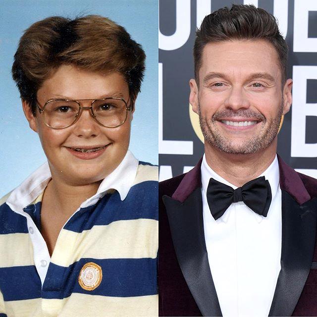 ***Ryan Seacrest*** <br><br>
"When time and hair product are on your side #10YearChallenge" <br><br>
*Image: [@ryanseacrest](https://www.instagram.com/p/BsndaRjga_A/|target="_blank"|rel="nofollow")*