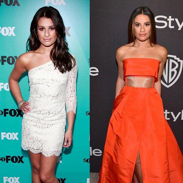 ***Lea Michele*** <br><br>
"#10yearchallenge 22 vs 32 I'm not mad at you 😘😛" <br><br>
*Image: [@leamichele](https://www.instagram.com/p/BsqXyB0nyVf/|target="_blank"|rel="nofollow")*