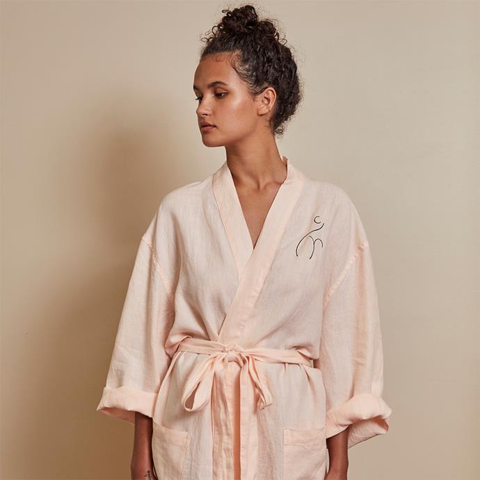 ***IN BED***<br><br>
Launching on the 8th, IN BED is offering a limited edition robe (with design by Caroline Walls) both in store and [online](http://inbedstore.com/|target="_blank"|rel="nofollow") for $160. 100% of all proceeds will be donated to the [Womens Community Shelters](https://www.womenscommunityshelters.org.au/|target="_blank"|rel="nofollow").