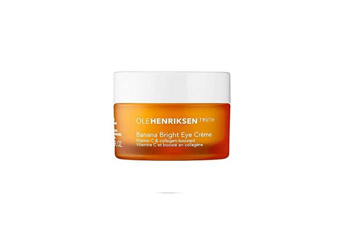 **Banana Bright Eye Crème by Ole Henriksen, $57 at [Sephora](https://www.sephora.com.au/products/ole-henriksen-banana-bright-eye-creme/v/default|target="_blank"|rel="nofollow")** 
<br><br>
This triple threat brightening Vitamin C rich eye crème targets signs of ageing, dark circles *and* improves concealer application, so you can use it day or night.