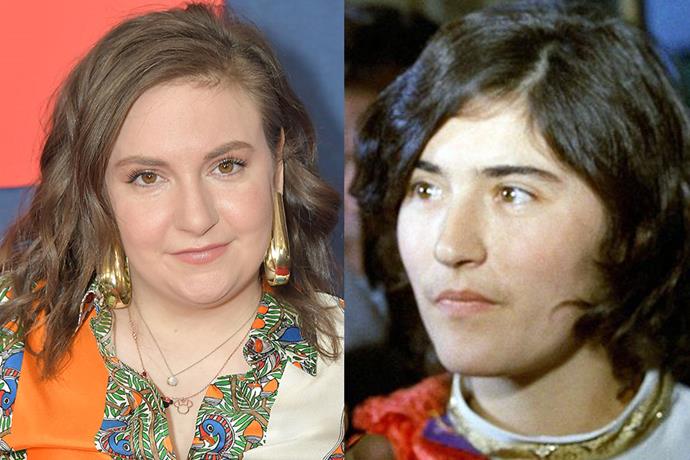 **Lena Dunham as Catherine Share**<br><br>

Although she was not involved in Tate's murder, Share testified in the 1970 trial that key witness Linda Kasabian was the engineer behind the crimes. Along with Squeaky Fromme, she was charged with attempted murder, which was later dropped to 'conspiracy to dissuade a witness'.