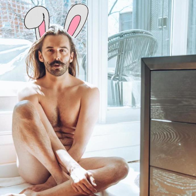 ***Jonathan Van Ness***<br><br>
"Happy Easter & Sorry Mom."