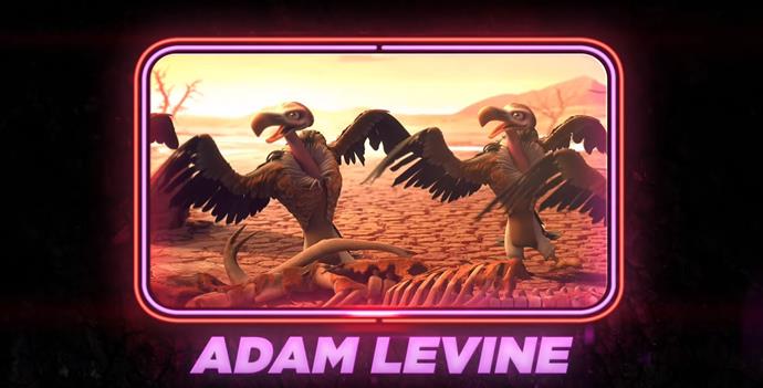 Adam Levine as the vultures