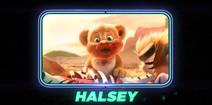 Halsey as a lion cub
