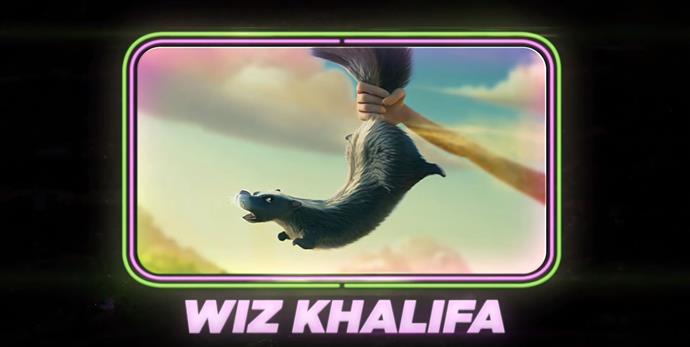 Wiz Khalifa as a skunk