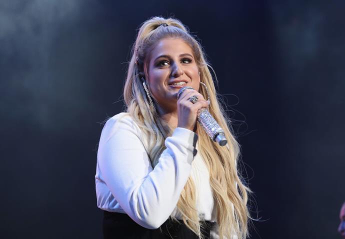 Meghan Trainor sings the line, 'We love you India' and the last chorus.