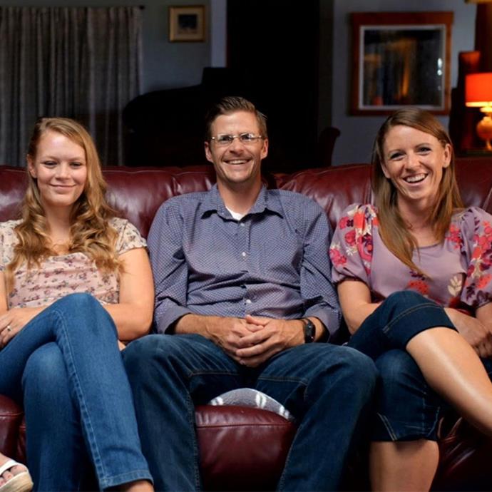 ***Three Wives One Husband***<br><br>

A camera crew documents the lives of polygamist families living in a Mormon community in Utah, and their subjects and surprisingly forthcoming.