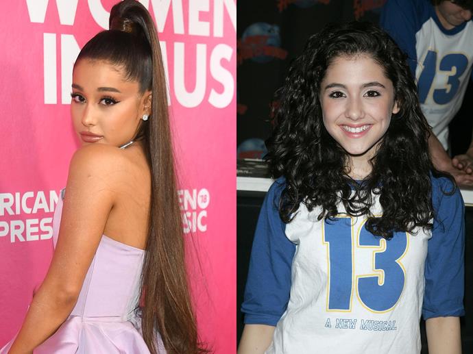 **Ariana Grande**<br><br>

Rarely seen without her signature high ponytail, Ariana Grande gave fans a glimpse of her natural curls on [Twitter](https://twitter.com/ArianaGrande/status/1094696382806380544|target="_blank"|rel="nofollow") in February 2019.<br><br>

*Images via Getty*