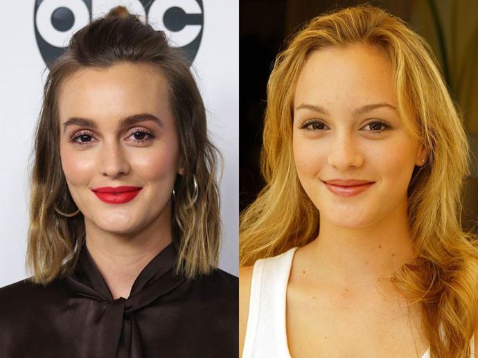 **Leighton Meester**<br><br>

Although she rose to fame playing brunette Blair Waldorf on *Gossip Girl*, Meester actually dyed her naturally blonde hair for the role.<br><br>

*Images via Getty*