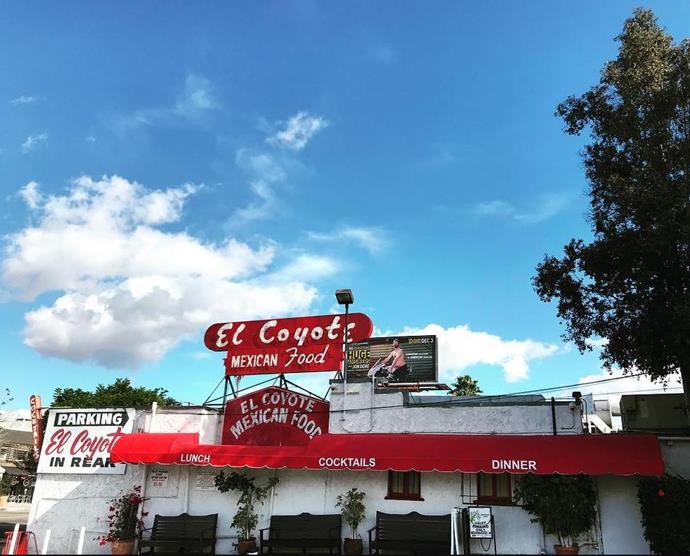 **6. Sharon Tate's final hours at a Mexican restaurant**
<br><br>
Tate and her friends really did spend their last moments dining at a Mexican restaurant called El Coyote and it's still open to this day. A Hollywood institution, El Coyote regularly pays tribute to Tate on social media and is a popular stop on any Manson-themed tours.