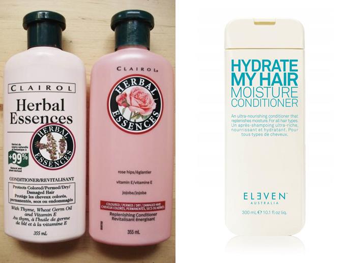 **Clairol Herbal Essences Shampoos And Conditioners**<br><br>

In addition to their ground-breaking scents (at the time), Clairol's famous Herbal Essences range boasted some of the most memorable [TV advertisements](https://www.bustle.com/p/how-herbal-essences-90s-shampoo-scents-became-iconic-11879954|target="_blank") of the decade, making them a standard fixture in every '90s bathroom. As for 2020's go-to? We can't go past the entire ELEVEN Australia range of shampoos and conditioners.<br><br>

*ELEVEN Australia Hydrate My Hair Moisture Conditioner, $24.95 from [ELEVEN Australia](https://elevenaustralia.com/product/hydrate-my-hair-moisture-conditioner/|target="_blank"|rel="nofollow").*