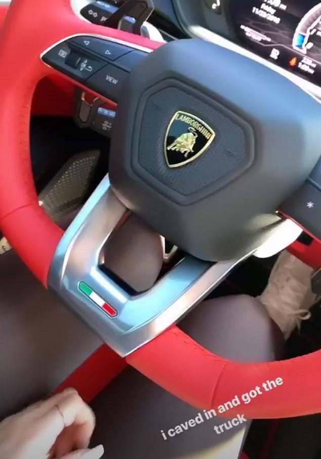 Kylie Jenner is the proud owner of a Lamborghini Urus.
