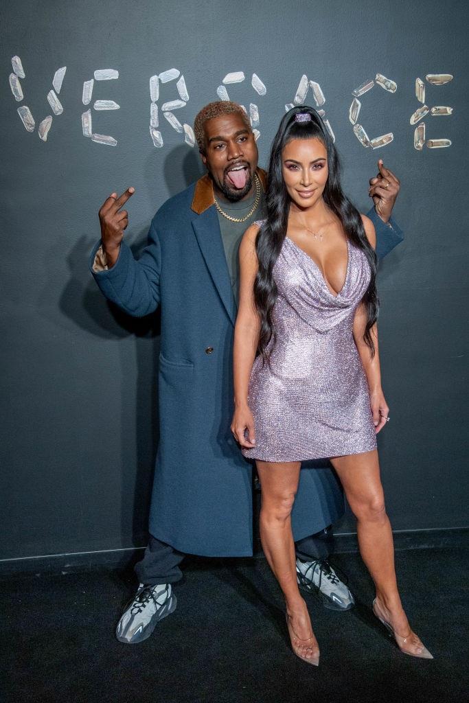 **Kim Kardashian West and Kanye West** <br><br>
Before becoming one of the world's most famous couples, rapper Kanye West said his future wife caught his eye when he saw paparazzi photos of her in the mid-2000s. "I remember I saw a picture of [Kim] and Paris Hilton, and I remember telling my boy, 'Have you seen that girl Kim Karda-john?'," West told Ryan Seacrest after they married in 2014.