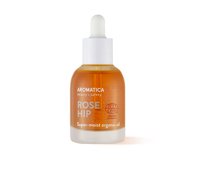 **Rose Hip Super-Moist Organic Oil by Aromatica, $39 at [Boniik](https://boniik.com.au/collections/facial-oil-and-balm/products/aromatica-organic-rose-hip-oil|target="_blank")**<br>
Organic rosehip oil cold-pressed to keep its skin-loving nutrients working at their highest levels.