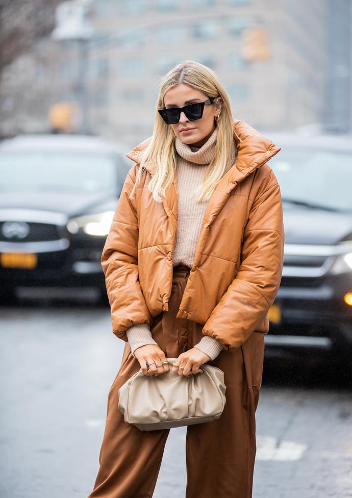 Brown Is The Biggest Street Style Trend From New York Fashion Week ...