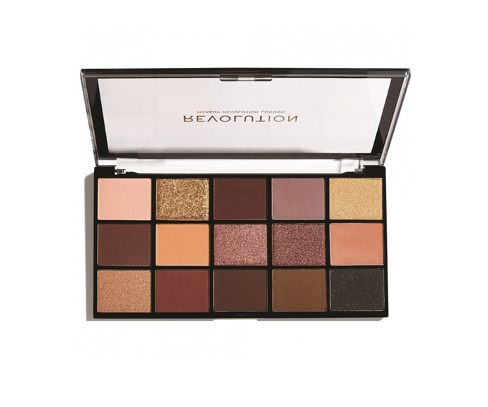 **Reloaded Palette Velvet Rose by Revolution, $10 at [Priceline](https://www.priceline.com.au/revolution-reloaded-palette-velvet-rose-16-5-g|target="_blank")**<br></br>
Bronze, burgundy and every glitter in between—bewilderingly for under ten bucks. Swatch it and tell us the creamy shades don't scream luxury.