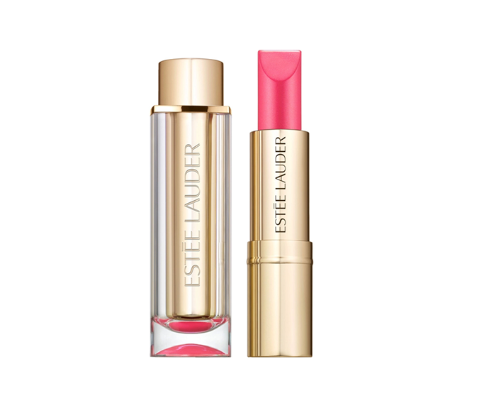 **Pure Color Love Lipstick in Sky High by Estée Lauder, $37 at [Sephora](https://www.sephora.com.au/products/estee-lauder-pure-color-love-lipstick/v/sky-high|target="_blank")**<br>
A pearlescent pink with a touch of surprisingly chic shimmer.