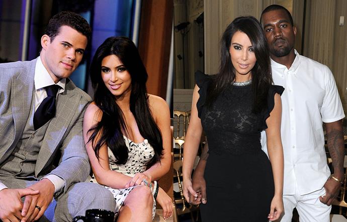 **Kris Humphries, Kim Kardashian and Kanye West**<br><br>

While Kim Kardashian and Kanye West only got together after she and NBA player Kris Humphries ended their infamous 72-day marriage, a 2012 track by West called "Theraful" seemingly confirmed that the rapper had eyes for Kardashian while she was still with Humphries, who played for Jay Z's co-owned team, the Brooklyn Nets.<br><br>

"And I'll admit, I had fell in love with Kim / around the time she had fell in love with him / Well that's cool, baby girl, do your thing / Lucky I ain't had Jay drop him from the team," he said in the song.<br><br>