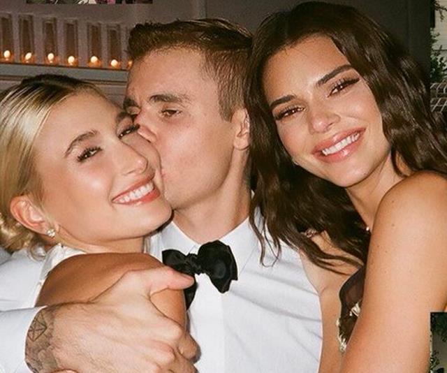 **Justin and Hailey Bieber**
<br><br>
**Relationship:** Friends to Kendall and Kylie Jenner
<br><br>
While Justin and Hailey are anything but unfamiliar, the couple have had an incredibly strong bond with the sisters for quite a while. So much so that Kendall even hoped for the pair to start a relationship. 
<br><br>
In a recent [Instagram Live](https://www.dailymail.co.uk/tvshowbiz/article-8190043/Kendall-Jenner-tells-Justin-Bieber-wife-Hailey-honestly-didnt-marriage-coming.html|target="_blank"|rel="nofollow") between the trio, Kendall admitted: "I think I hoped, because obviously Hails is my lady, my best friend. I wanted it so bad for both of you."