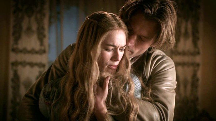**Cersei and Jaime Lannister from** ***Game of Thrones***<br><br>

Do we really need to explain this one? Sure, *GoT* had more than one incestuous relationship throughout the years, but the brother-sister duo of Cersei and Jaime Lannister (who knew full well that they *were* brother and sister) was arguably the worst of them all. Nothing good ever came out of their twisted romance (Exhibit A: Joffrey), and the entire thing still makes our skin crawl.