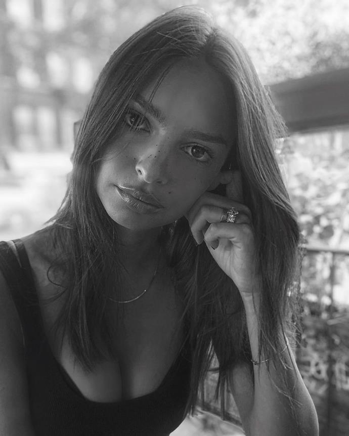 **Emily Ratajkowski**
<br><br>
In the hope of helping others who are dealing with anxiety, fear or other emotions during the pandemic, Ratajkowski uploaded this black-and-white image of herself to [her Instagram](https://www.instagram.com/p/B-Fn_nDBAK6/|target="_blank"|rel="nofollow"), with a caption explaining how it captures her personal struggle with depression in 2019. 
<br><br>
Along the image, the carousel post also contained two handwritten notes posted to help those who are struggling.
<br><br>
"I wanted to share them and a little piece of my story in case they might make any of you feel less alone in the anxiety or confusion or fear you could be experiencing right now," she continued.