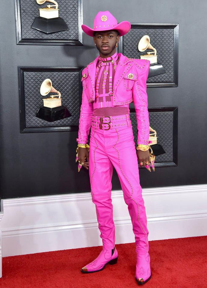 **Lil Nas X** <br><br>
In June 2019, musician Lil Nas X came out as gay after his song, "Old Town Road", was amid its record-breaking streak on the U.S. [Billboard Hot 100](https://www.billboard.com/charts/hot-100|target="_blank"|rel="nofollow") chart. <br><br>
In a 2019 interview with *[Time](https://time.com/5652803/lil-nas-x/|target="_blank"|rel="nofollow")* following his coming out, Nas explained that he was taught from a young age that homosexuality was "never going to be OK", but that Pride Month acted to change his view, saying: "I never would have [come out] if I wasn't in a way pushed by the universe. In June, I'm seeing Pride flags everywhere and couples holding hands—little stuff like that." Nas X was later acclaimed by many both inside and outside of the queer community, who said they admired his fearlessness.