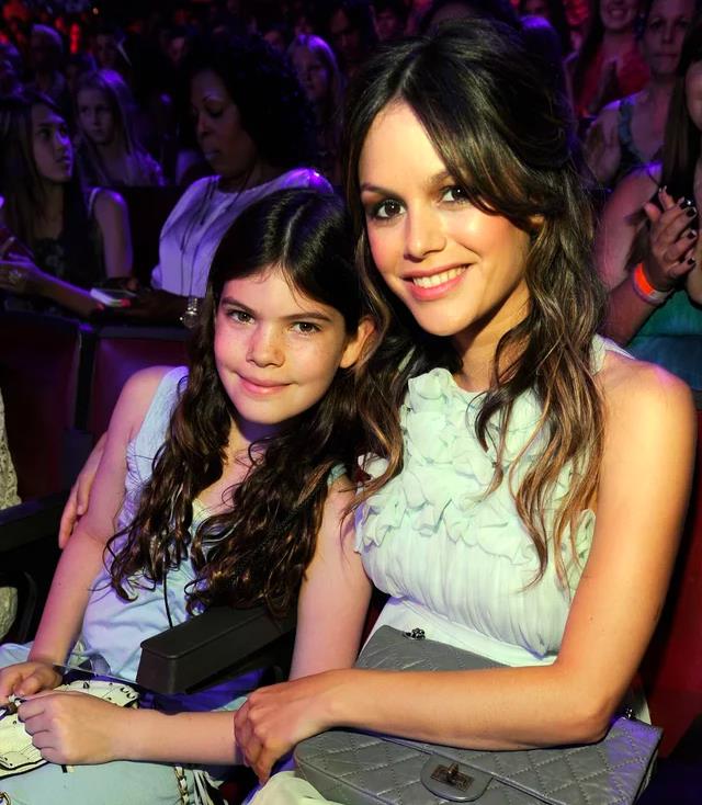 **Rachel and Hattie Bilson**
<br><br>
When she's not playing Summer Roberts in cult-favourite *The O.C.*, Rachel Bilson spends time with her two younger half sisters, Hattie and Rosemary.