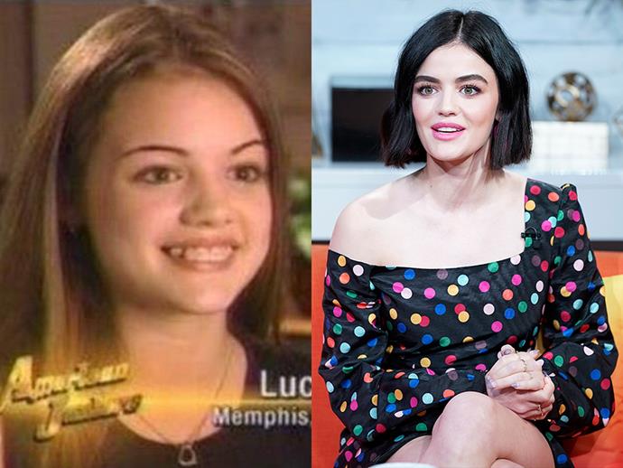 ***Lucy Hale***
<br><br>
Before she starred as Aria in *Pretty Little Liars*, her career actually began in 2003 on a series called *American Juniors*, which was essentially *American Idol* for children under the age of 18. Hale finished in fourth place, and made it into a girl group, which disbanded in 2005. Out of all the *American Juniors* alumni, she is by far the most successful, and has actually continued singing, releasing her studio album 'Road Between' in 2014.
