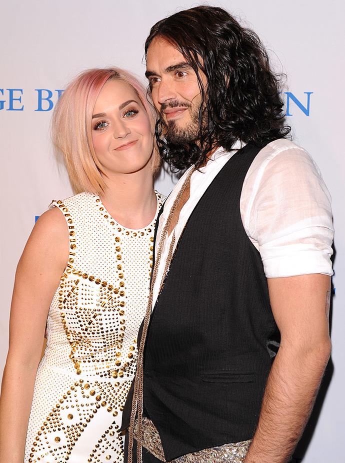 **Katy Perry and Russell Brand**
<br><br>
There was something about the eccentric mix that just made sense and their whirlwind romance even involved eloping in India. 
<br><br>
The breakup was out-of-the-blue to us but after news came out that Brand had divorced Perry over text while she was touring, we now think she is so much better off with her soon-to-be baby daddy Orlando Bloom.
