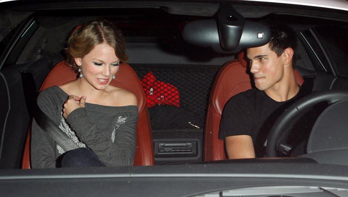 **Taylor Swift and Taylor Lautner**
<br><br>
Meeting while filming rom-com hit *Valentine's Day* in 2009, the pair were later rumoured to be the inspiration for Swift's hit "Back To December" which she claimed was about a "person who was incredible to me, just perfect to me in a relationship, and I was really careless with him." Unfortunately, the pair broke up later that same year, breaking hearts everywhere.