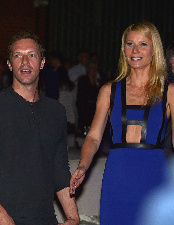 **Gwyneth Paltrow and Chris Martin**
<br><br>
Their *conscious uncoupling* changed divorce culture forever, and their post-split friendship is co-parenting goals, but the two have opened up about the difficulties and heartache that came with falling out of love.
<br><br>
As Paltrow wrote, "We didn't want to fail. We didn't want to lose our family... But one day, despite all our efforts, I found that I was not at a fork in the road. I was well down a path. Almost without realising it, we had diverged. We'd never find ourselves together in that way again".
<br><br>
Much has happened since, the Goop-founder has married Brad Falchuck and Martin has been dating Dakota Johnson since 2017. She reflected on how it all came together in the end, "I know my ex-husband was meant to be the father of my children, and I know my current husband is meant to be the person I grow very old with. Conscious uncoupling lets us recognise those two different loves can coexist and nourish each other."