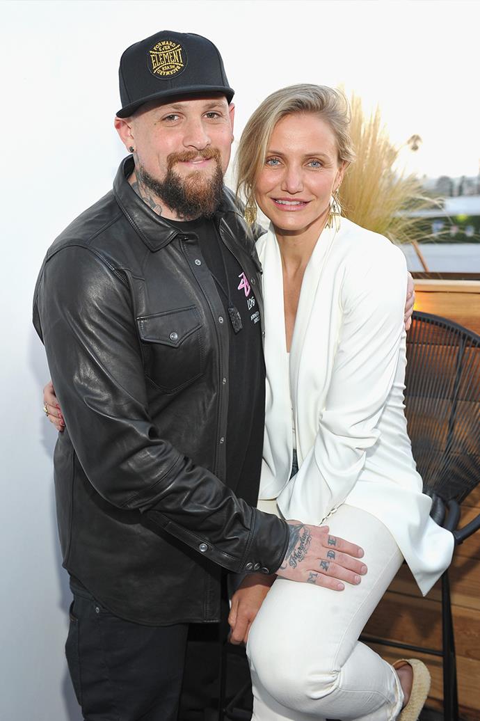 **Benji Madden and Cameron Diaz**
<br><br>
Normally a low-key couple, Madden and Diaz chose to give their first child a name that is sure to stand-out: **Raddix**.