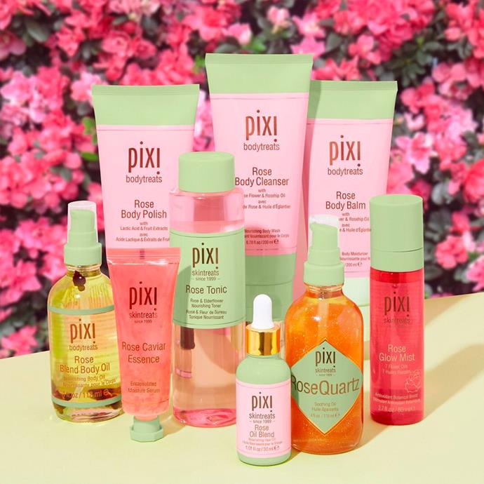 **Pixi**
<br><br>
More than just a brand with an extremely cute name, Pixi is a line of products that aims to give skin a naturally radiant look (AKA just what we're all after). It's suited to all ages and skin types and has a philosophy of making products that are quick and versatile to use, in a bid to make getting glowy easier than ever. Pixi, we appreciate you.
<br><br>
***Hero product:*** Rose Tonic by Pixi, $25, at [Sephora](https://go.skimresources.com?id=105419X1569491&xs=1&url=https%3A%2F%2Fwww.sephora.com.au%2Fproducts%2Fpixi-rose-tonic%2Fv%2Fdefault|target="_blank"|rel="nofollow").