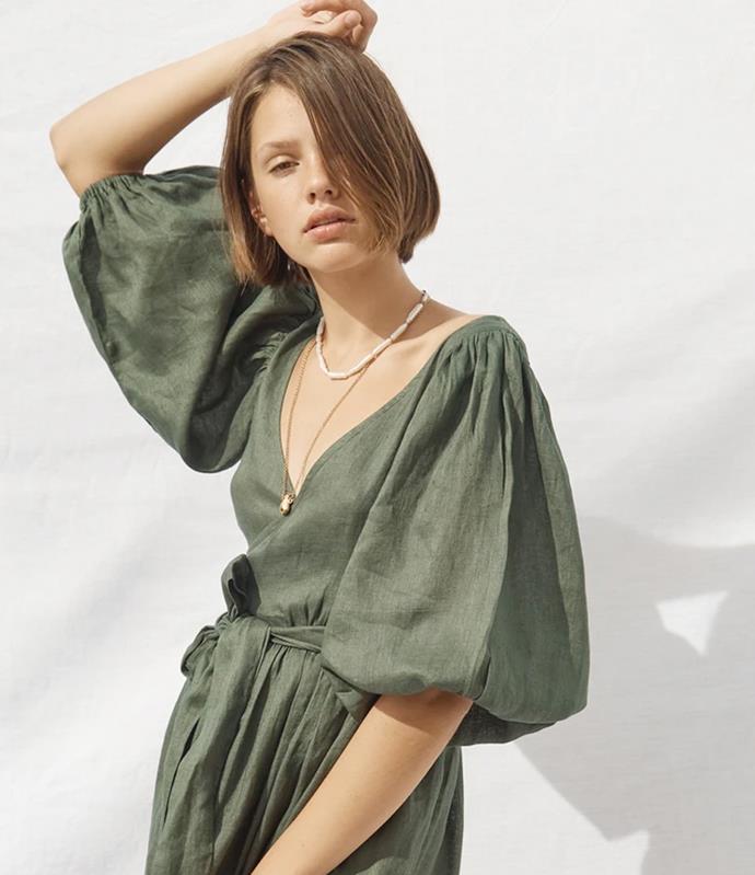 **[ALL THAT REMAINS](https://allthatremainslove.com/|target="_blank"|rel="nofollow")**
<br><br>
Loose-fitting linen shirt dresses and prim frocks bearing broderie anglaise detailing dominate this bohemian brand's dress lineup. As a bonus, every piece is limited-edition and handcrafted, so you're unlikely to see anyone else wandering around wearing the same summer staple as you.