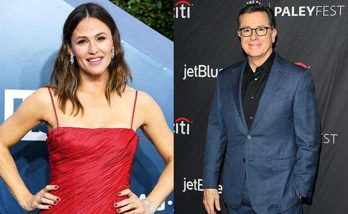 **Jennifer Lawrence**
<br>
*Former celebrity employer:* Stephen Colbert
<br><br>
On an episode of [*The Late Show with Stephen Colbert*](https://www.youtube.com/watch?v=b_wPHSulNKQ&amp;app=desktop|target="_blank"|rel="nofollow"), Jennifer Garner and Colbert reminisced over how they met on the set of *Spin City* in 1996. After shooting their parts, both actors were talking about how they were unemployed and Garner offered to babysit Colbert's daughter, Madeline.
<br><br>
"I remember the two of us going through your drawers and trying on all your clothes," Garner said, remembering her time as a babysitter.