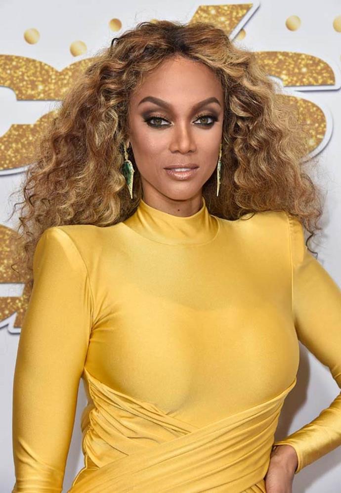 **Tyra Banks**<br><br>

The model and reality TV host hasn't never been a fan of alcohol. She told *Forbes*, "I feel like I've been very lucky because I don't really have an addictive personality. I've never had any drugs, and I had a little taste of alcohol when I was 12 years old, but that's about it."