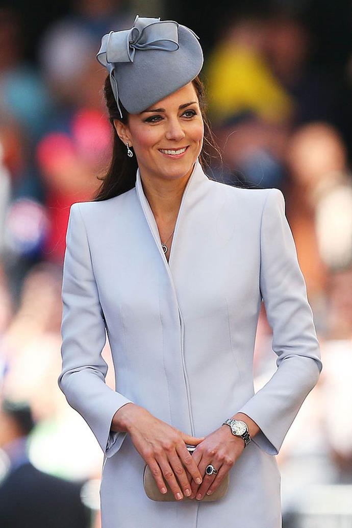 **Kate Middleton, the Duchess of Cambridge** <br><br>
Though she's now a royal family member, the Duchess of Cambridge once worked in a regular job just like the rest of us. After a brief stint working for her family business, party supply company Party Pieces, Kate worked as an assistant for British clothing retailer [Jigsaw](https://www.jigsawclothing.com.au/|target="_blank"|rel="nofollow"), and many were impressed by her work ethtic. <br><br>
Per *[Marie Claire](https://www.marieclaire.com/celebrity/a22767425/kate-middleton-had-these-two-very-normal-jobs-before-she-became-a-royal/|target="_blank"|rel="nofollow")*, Jigsaw's co-founder, Belle Robinson, gave an interview with *[Evening Standard](https://www.standard.co.uk/showbiz/kates-not-precious-she-mucked-in-at-jigsaw-6922185.html|target="_blank"|rel="nofollow")* in 2008, and mentioned how well Kate juggled her normal job with being relentlessly followed by paparazzi. "I thought she was very mature for a 26-year-old, and I think she's been quite good at neither courting the press nor sticking two fingers in the air at them," Robinson said.